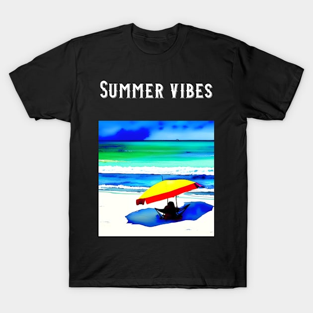 Summer vides on beach T-Shirt by Be you outfitters